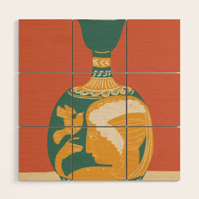 Ancient vase  Wood Wall Art Gallery Image 1