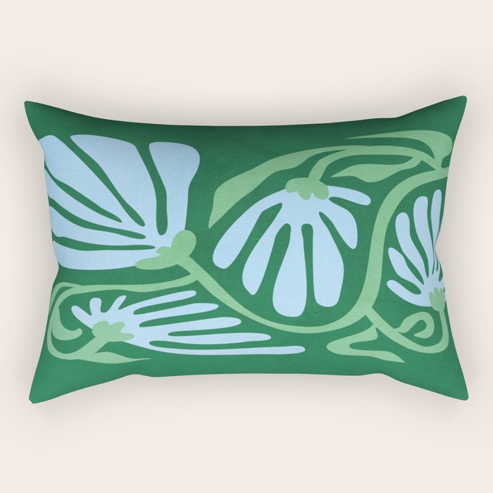 Moonstone & Crusoe: Les Fleurs | Flower Market Color Series 01 Rectangular Pillow Gallery Image 1