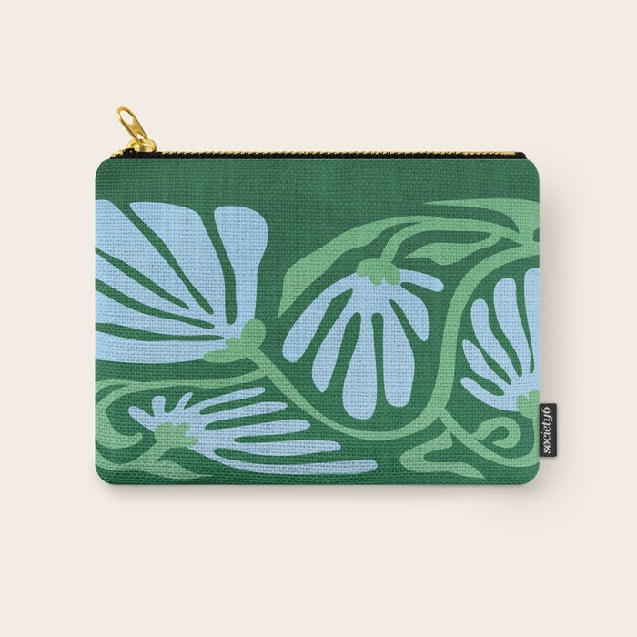Moonstone & Crusoe: Les Fleurs | Flower Market Color Series 01 Carry All Pouch Gallery Image 1