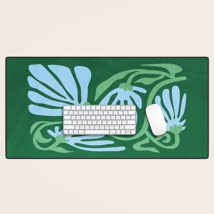 Moonstone & Crusoe: Les Fleurs | Flower Market Color Series 01 Desk Mat Gallery Image 1