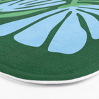 Moonstone & Crusoe: Les Fleurs | Flower Market Color Series 01 Bath Mat Gallery Image 3