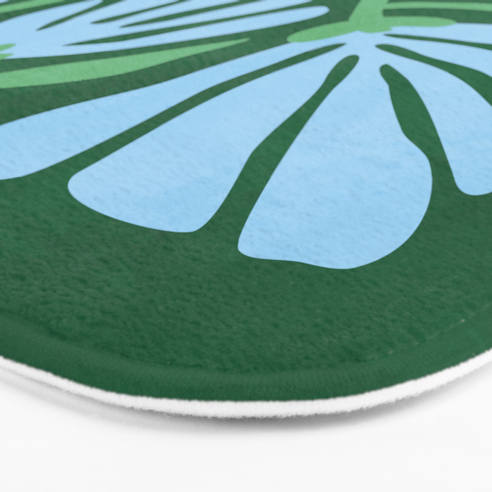 Moonstone & Crusoe: Les Fleurs | Flower Market Color Series 01 Bath Mat Gallery Image 3