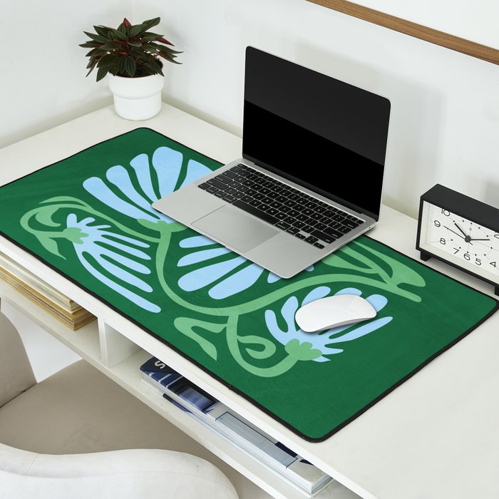 Moonstone & Crusoe: Les Fleurs | Flower Market Color Series 01 Desk Mat Gallery Image 2