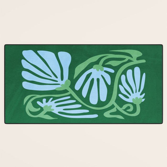 Moonstone & Crusoe: Les Fleurs | Flower Market Color Series 01 Desk Mat Gallery Image 3