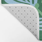 Moonstone & Crusoe: Les Fleurs | Flower Market Color Series 01 Bath Mat Gallery Image 2