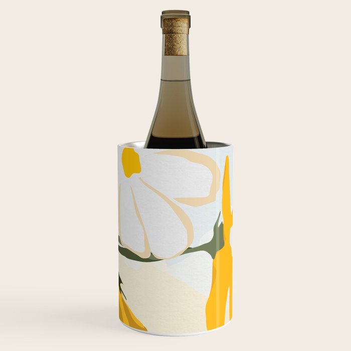 yellow flowers Wine Chiller Gallery Image 1