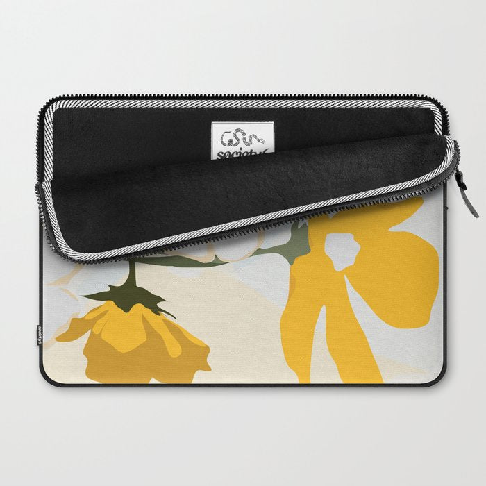 yellow flowers Laptop Sleeve Gallery Image 2