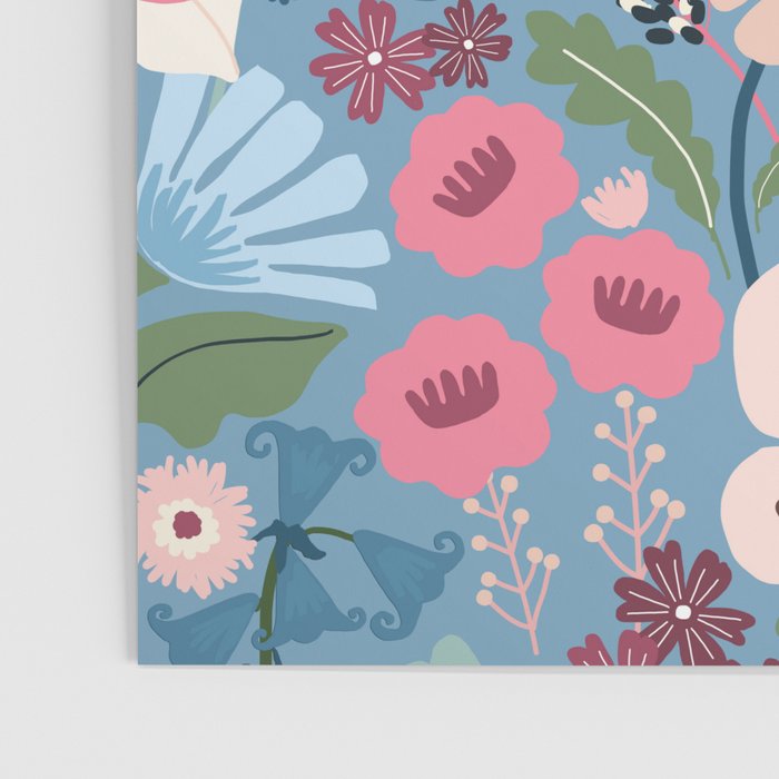 Meadow muse - heritage blue Poster Gallery Image 3