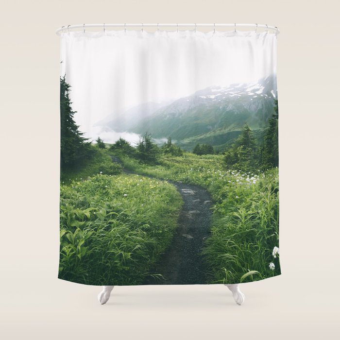 Happy Trails III Shower Curtain Gallery Image 1