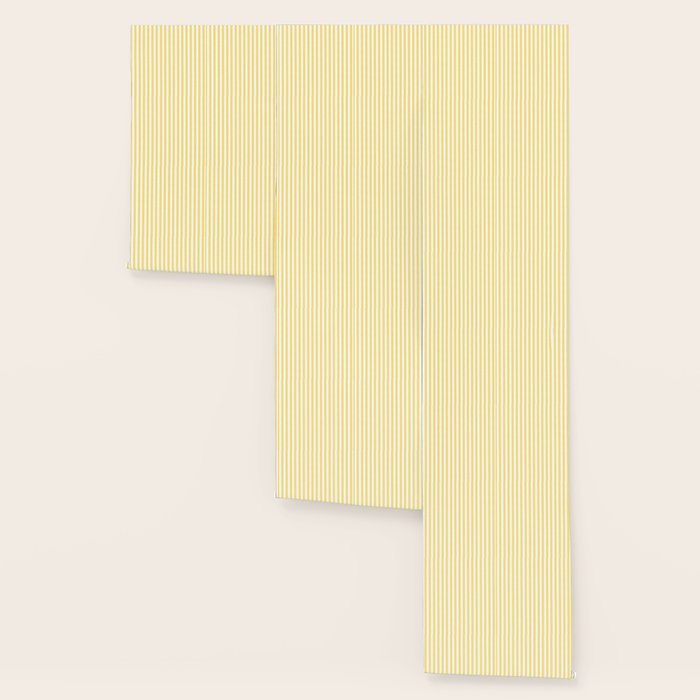Modern geometrical baby yellow white stripes pattern Wallpaper Gallery Image 3