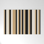 Classic Stripes VII - Neutral Vintage Welcome Mat Gallery Image 1