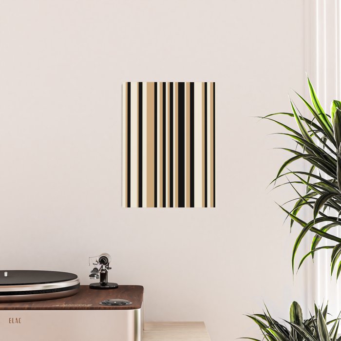 Classic Stripes VII - Neutral Vintage Poster Gallery Image 2