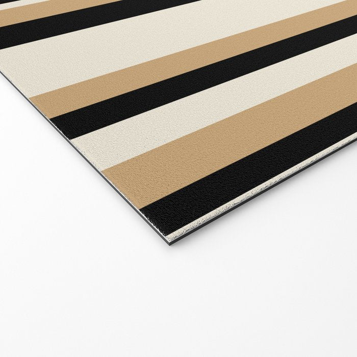 Classic Stripes VII - Neutral Vintage Welcome Mat Gallery Image 2