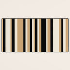 Classic Stripes VII - Neutral Vintage Desk Mat Gallery Image 3