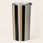 Classic Stripes VII - Neutral Vintage Travel Mug Gallery Image 2