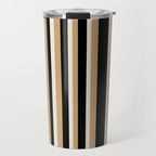 Classic Stripes VII - Neutral Vintage Travel Mug Gallery Image 1