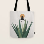 Cat and Plant 43: Nameowste Tote Bag Gallery Image 1