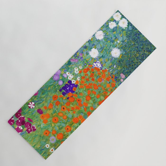 Gustav Klimt "Blumengarten (Flower Garden)" Yoga Mat Gallery Image 1