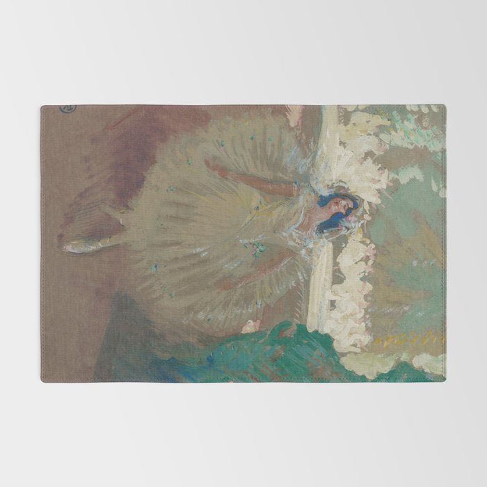 Pavlova, prima ballerina ballet Swan Lake portrait still life female painting by Henry Keller Rug Gallery Image 2