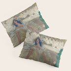 Pavlova, prima ballerina ballet Swan Lake portrait still life female painting by Henry Keller Pillow Sham Gallery Image 3
