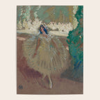 Pavlova, prima ballerina ballet Swan Lake portrait still life female painting by Henry Keller Poster Gallery Image 4