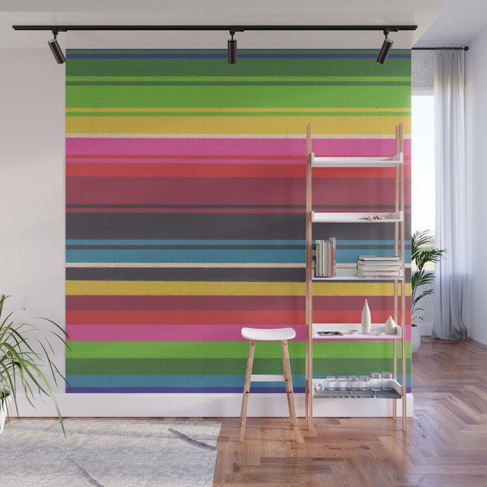Folk abstract pattern #6 Wall Mural Gallery Image 1