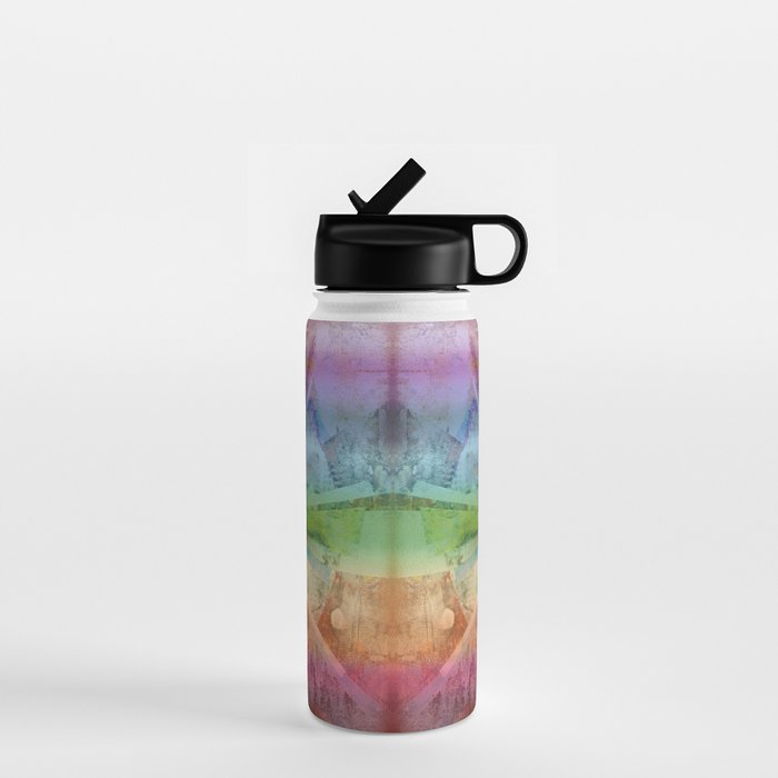 seven chakra meditation and yoga art Water Bottle Gallery Image 1