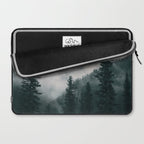 Forest mist beneath the mountain peaks Laptop Sleeve Gallery Image 2
