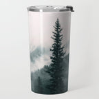 Forest mist beneath the mountain peaks Travel Mug Gallery Image 2