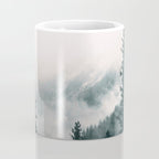 Forest mist beneath the mountain peaks Coffee Mug Gallery Image 4