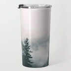 Forest mist beneath the mountain peaks Travel Mug Gallery Image 3