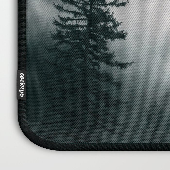 Forest mist beneath the mountain peaks Laptop Sleeve Gallery Image 3