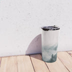 Forest mist beneath the mountain peaks Travel Mug Gallery Image 4
