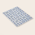 Portuguese tiles pattern blue Notebook Gallery Image 3