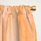 Blush pink orange watercolor hand painted ombre ikat Window Curtain Gallery Image 2