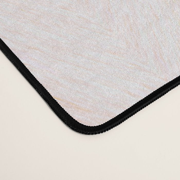 Blush pink orange watercolor hand painted ombre ikat Desk Mat Gallery Image 4