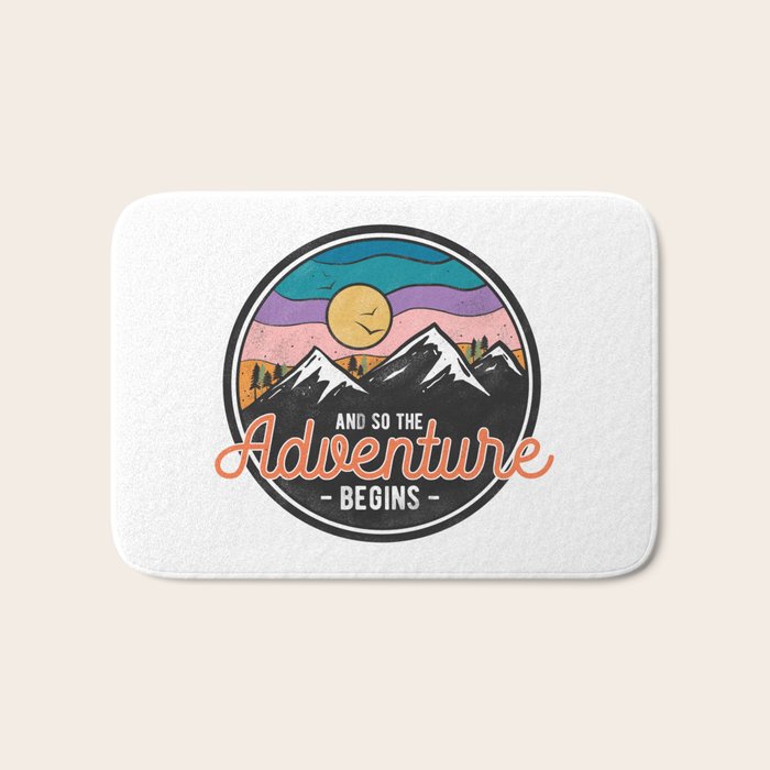 And So The Adventure Begins Bath Mat Gallery Image 1