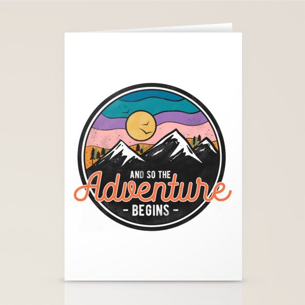 And So The Adventure Begins Stationery Card Gallery Image 1