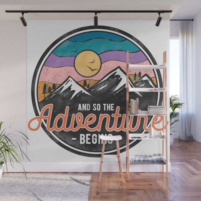 And So The Adventure Begins Wall Mural Gallery Image 1