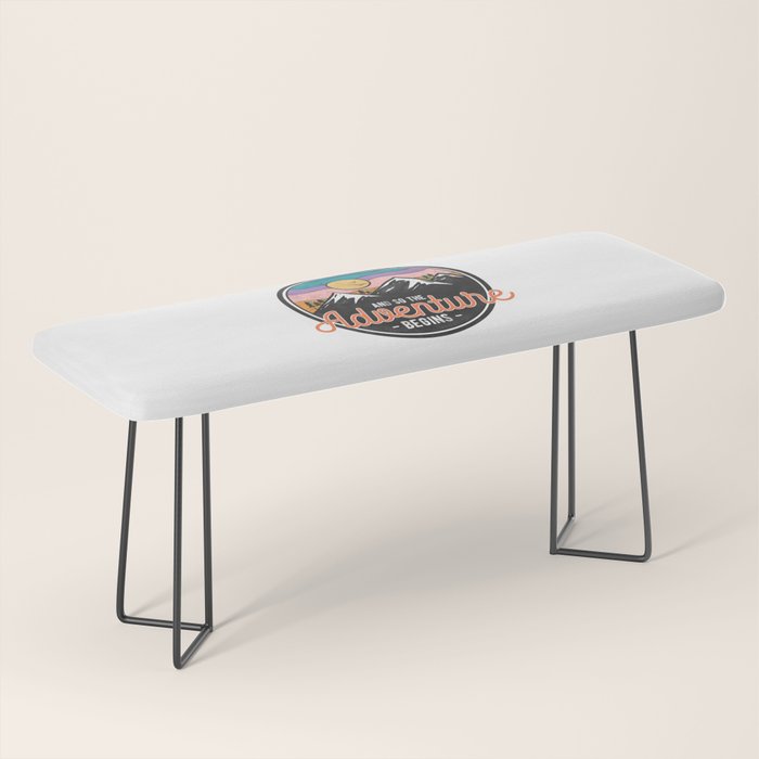 And So The Adventure Begins Bench