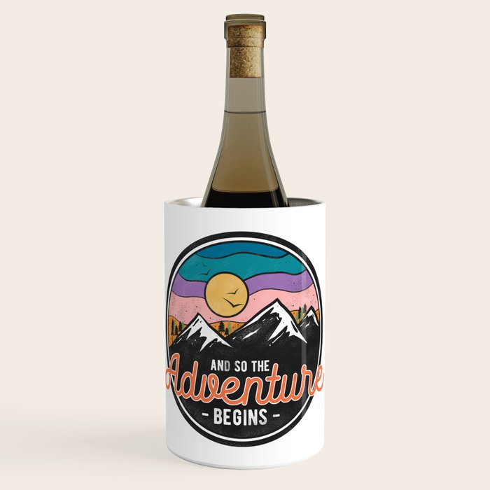 And So The Adventure Begins Wine Chiller Gallery Image 1