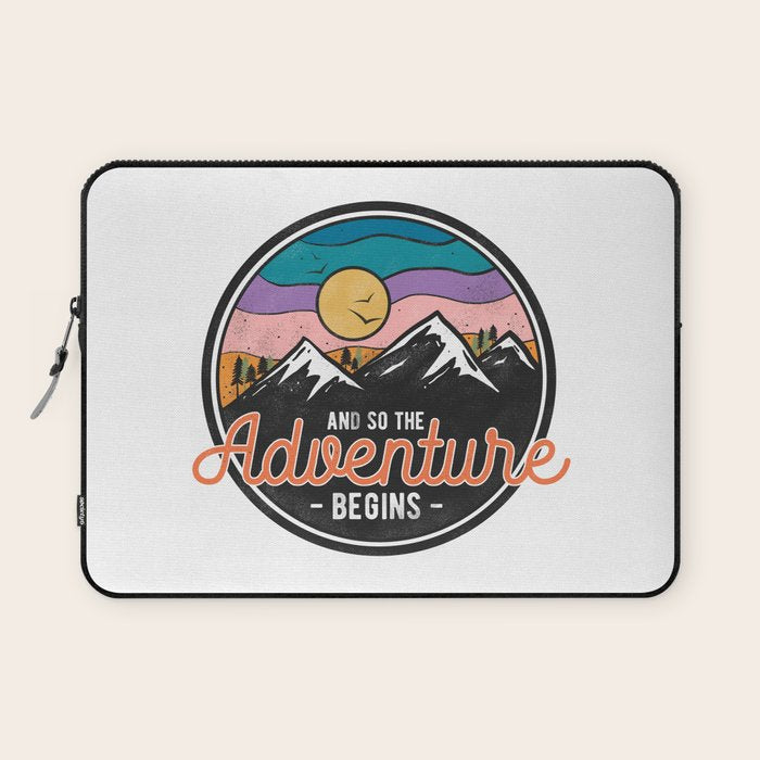 And So The Adventure Begins Laptop Sleeve Gallery Image 1
