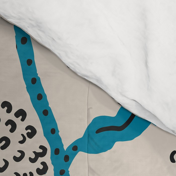 LA VILLE VINE BLUE Comforter Gallery Image 4