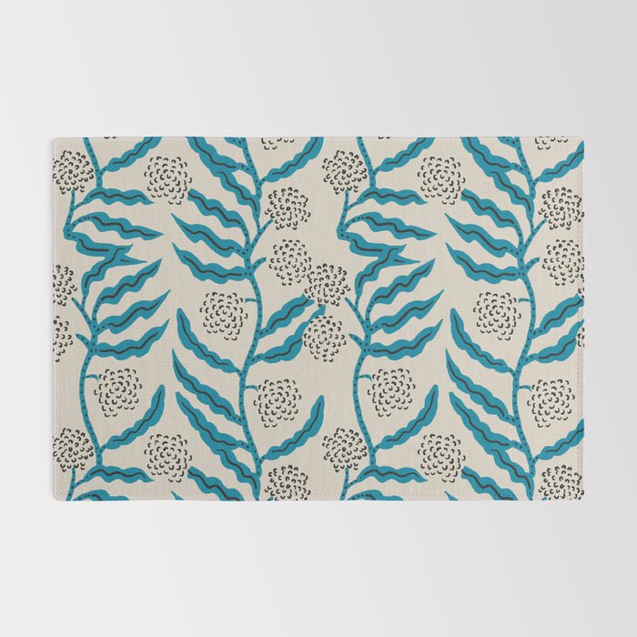 LA VILLE VINE BLUE Rug Gallery Image 2