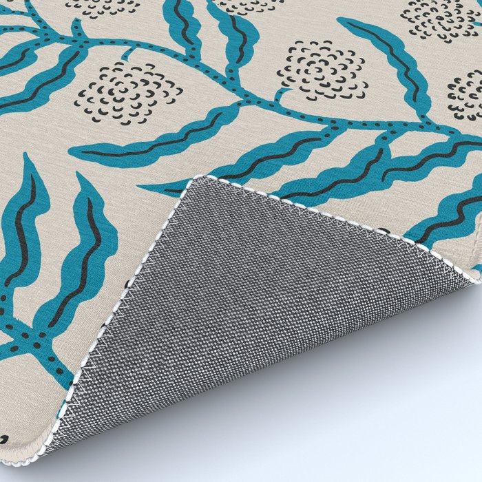 LA VILLE VINE BLUE Rug Gallery Image 4