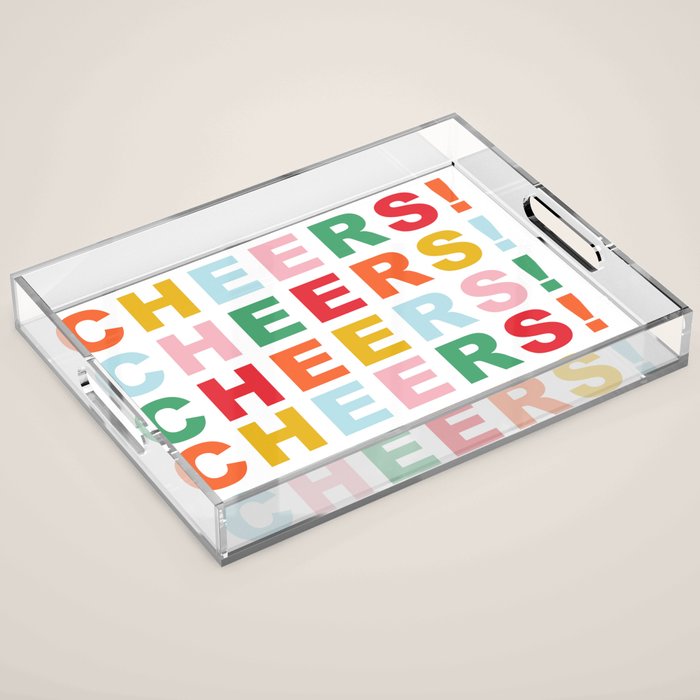 Cheers! Acrylic Tray Gallery Image 1