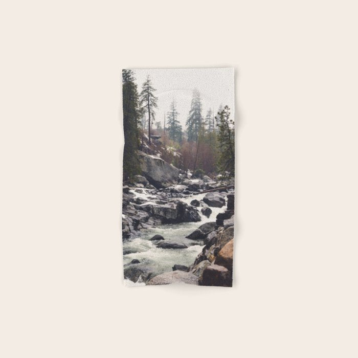 Morning Mountain Escape - Nature Photography Bath Towel Gallery Image 1