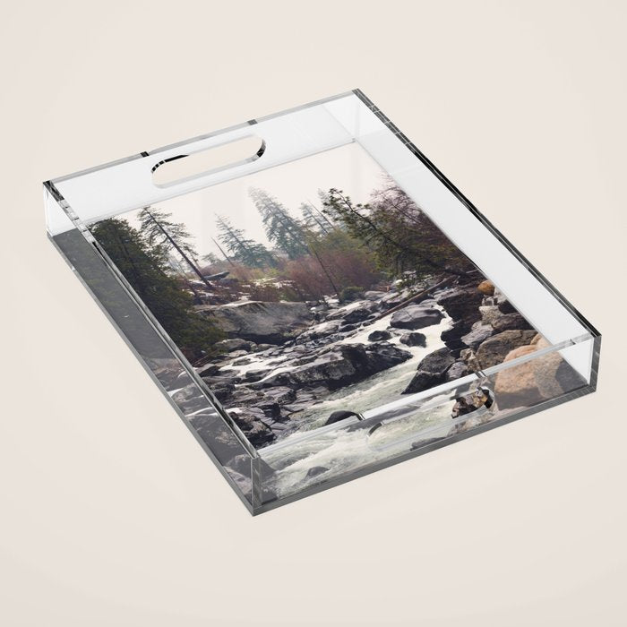 Morning Mountain Escape - Nature Photography Acrylic Tray Gallery Image 1