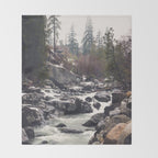 Morning Mountain Escape - Nature Photography Throw Blanket Gallery Image 2