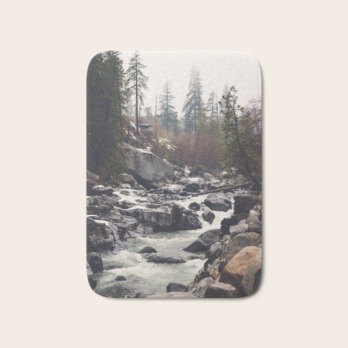 Morning Mountain Escape - Nature Photography Bath Mat Gallery Image 1